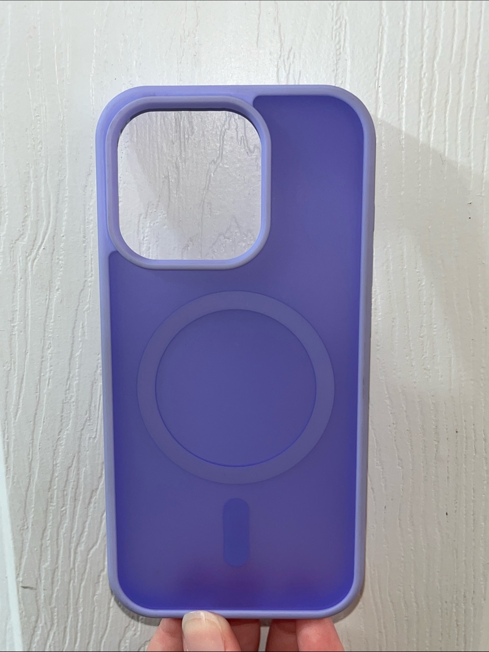 iPhone 14 Purple MagSafe-Compatible Soft Silicone Phone Case
